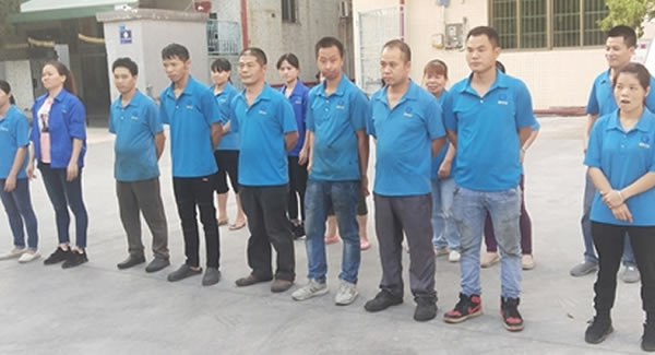 豪门国际&东莞合页|积极落实2019年秋冬季“安全生产 预防为主”消防安全演习活动